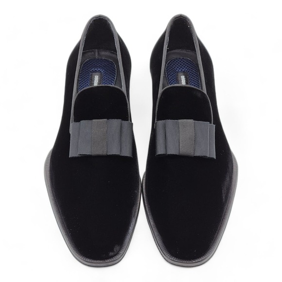 Dsquared2 Bow Detail Velvet Loafers in Black 41 $990 - Picture 4 of 8